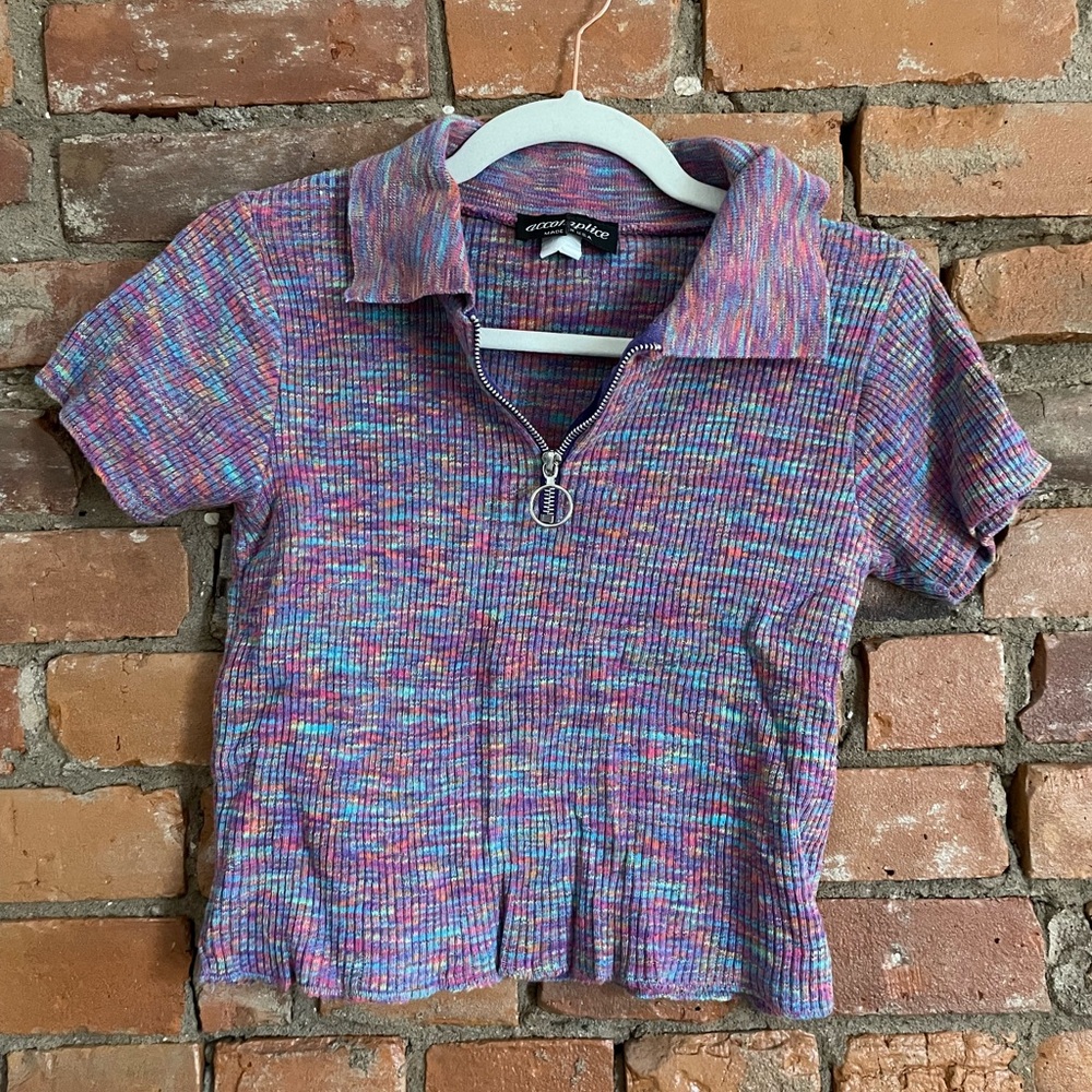 🎂 🌷 3/$30 🎉 🌟 Y2K Vintage Cropped Shirt